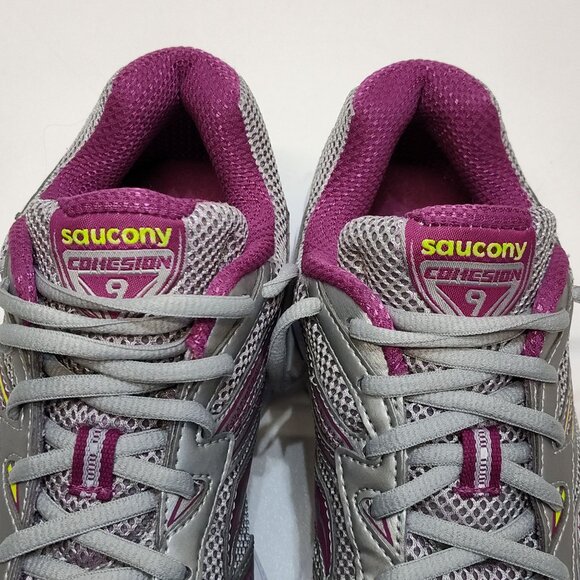 Saucony Cohesion 9 Running Shoe S15262-15 WMNS 10 Mesh Upper GRID Heel XT-600 - Picture 12 of 13